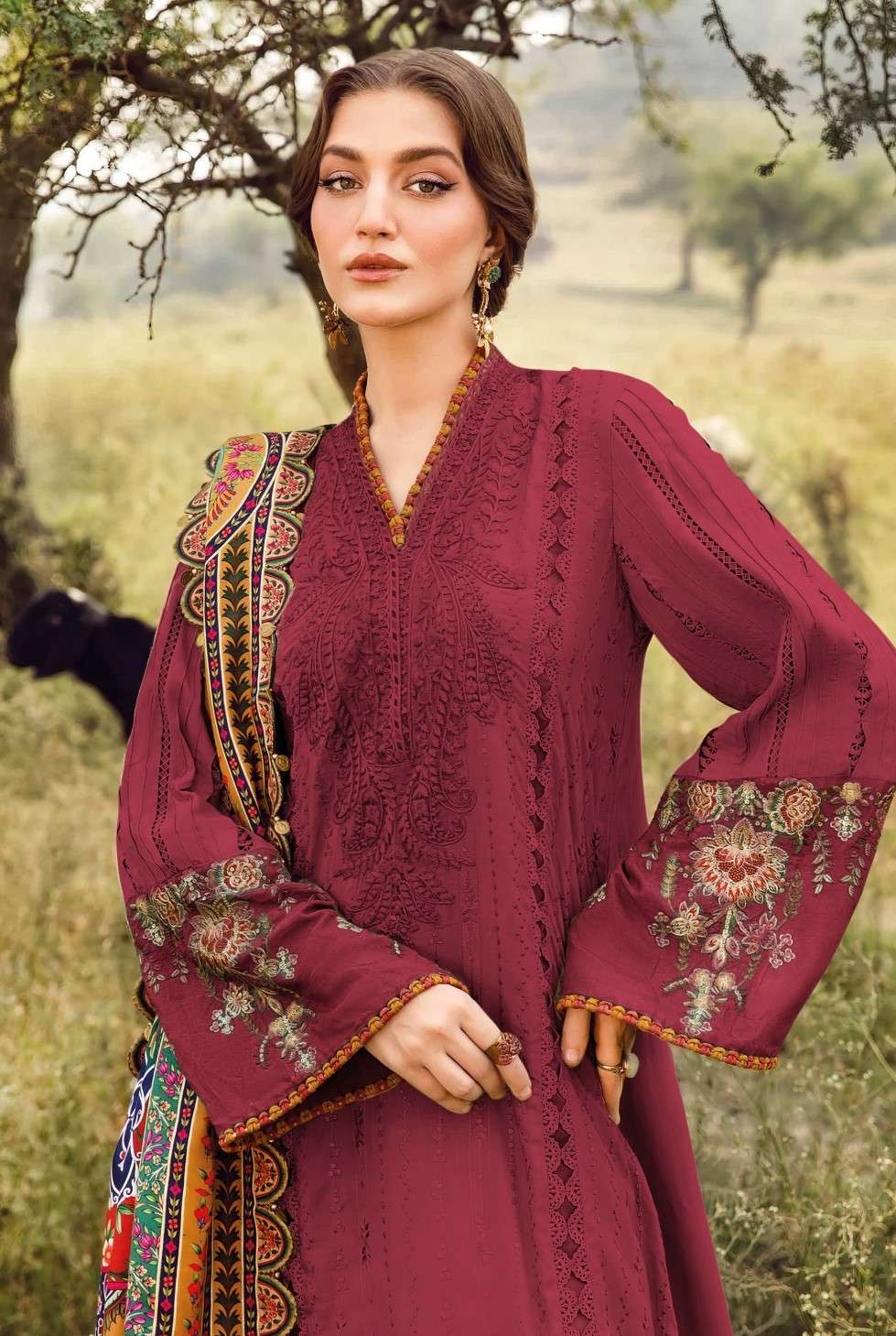 MARIA B Emb Rayon Collection D NO 8084 by DEEPSY SUITS